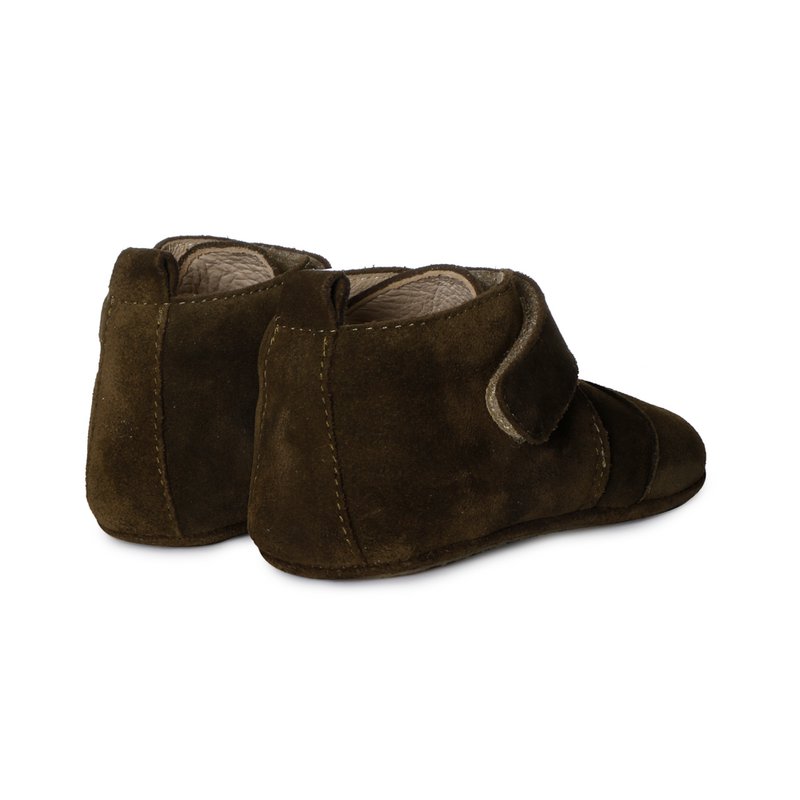 Stivali Classici in Pelle Scamosciata - Verde Muschio