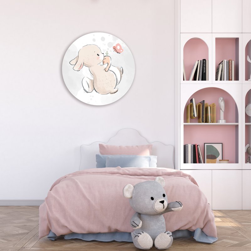 Cercle mural pour enfants | Lapin 1