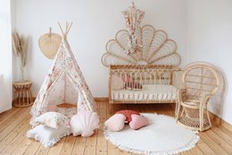 "Flower power" tipi og måttesæt