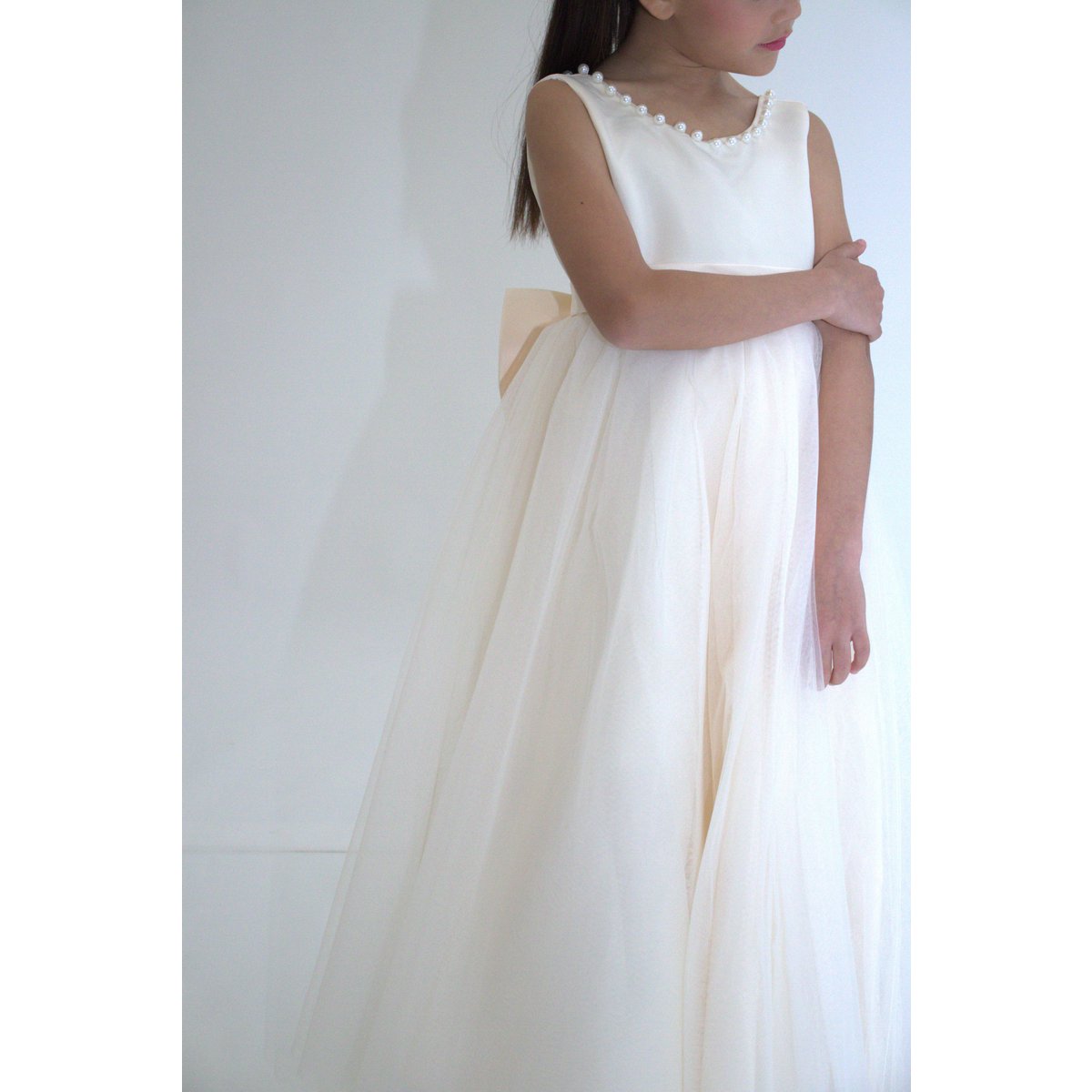 Vestido formal ANABELLA - Melocotón
