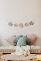 Guirlande de velours « Late Summer » avec coquillages