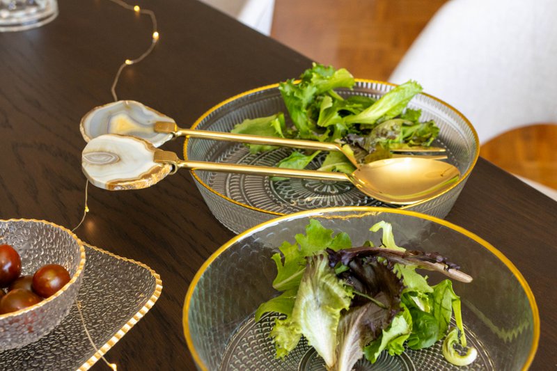Goldline Salad Bowl 30x30x5cm
