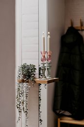 Mary candlestick pink/green - Moonlight Copenhagen