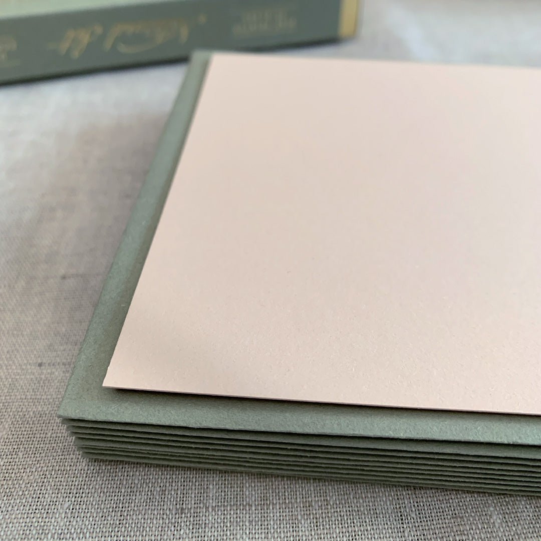 Notecard Set / Blanko / Pale Blush / Sustainable