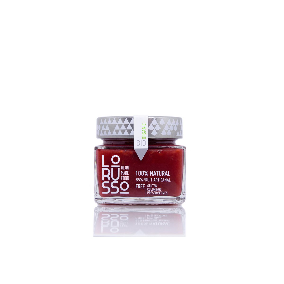 Bio Gourmet Raspberry Jam z 85% owocami, 305G