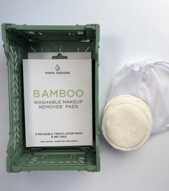 Bambus vaskbare makeupfjernerpuder