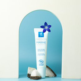  Repairing lip treatment with marine active ingredients, 15ml. Moisturizing and nourishing formula for soft, smooth lips.