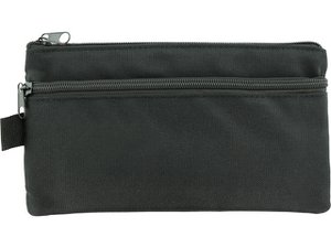 Stifteetui flach, 22x12cm schwarz