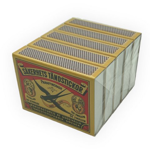 Zwaluw - KRO008 - Matches 5 Pack - Zuverlässige Feuerwehrstarter für jeden Anlass