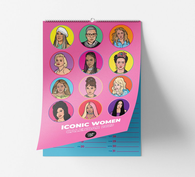 Iconic Women Calendar 2023