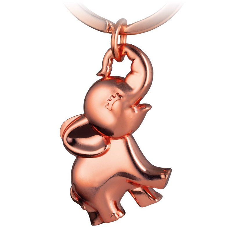 Portachiavi elefante "Jumbo" - simpatico ciondolo elefantino - portafortuna e regalo per gli amanti degli elefanti