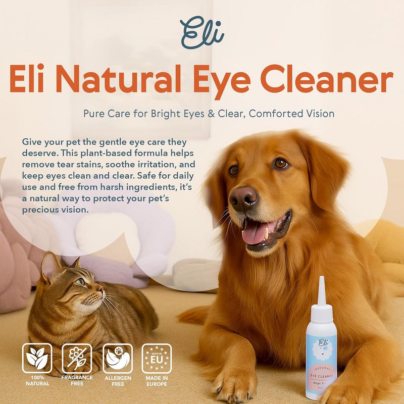 Natural eye cleaner for dogs and cats 100 ml