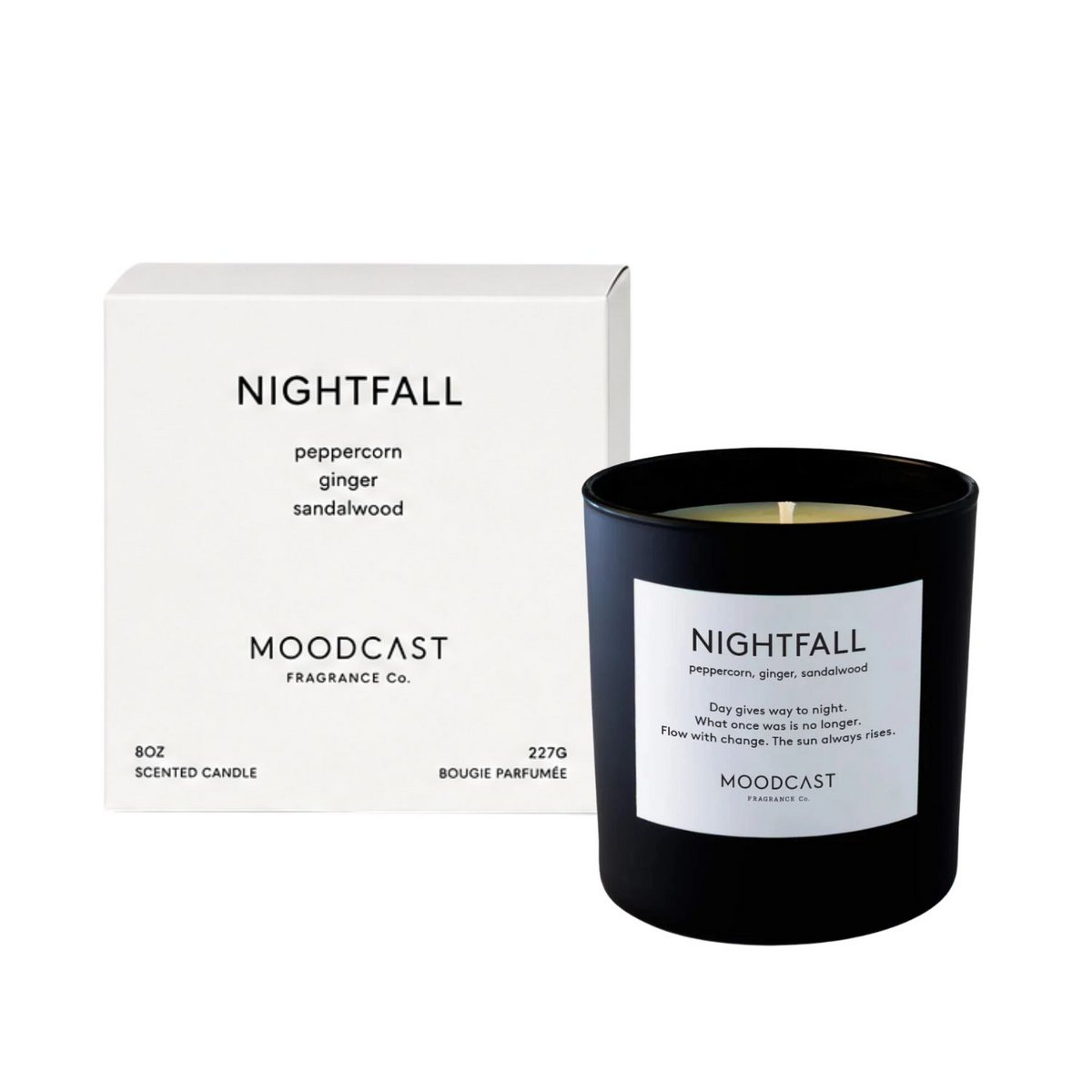 Moodcast Night & Day 8 oz stearinlys Pre-Pack