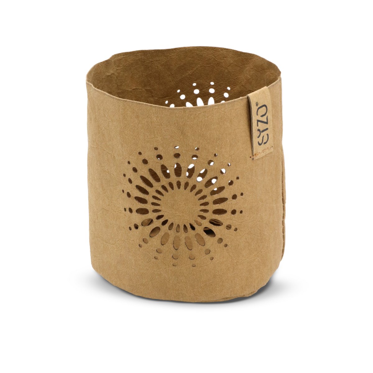 SIZO Paper LED-light holder "Mandala" Natural