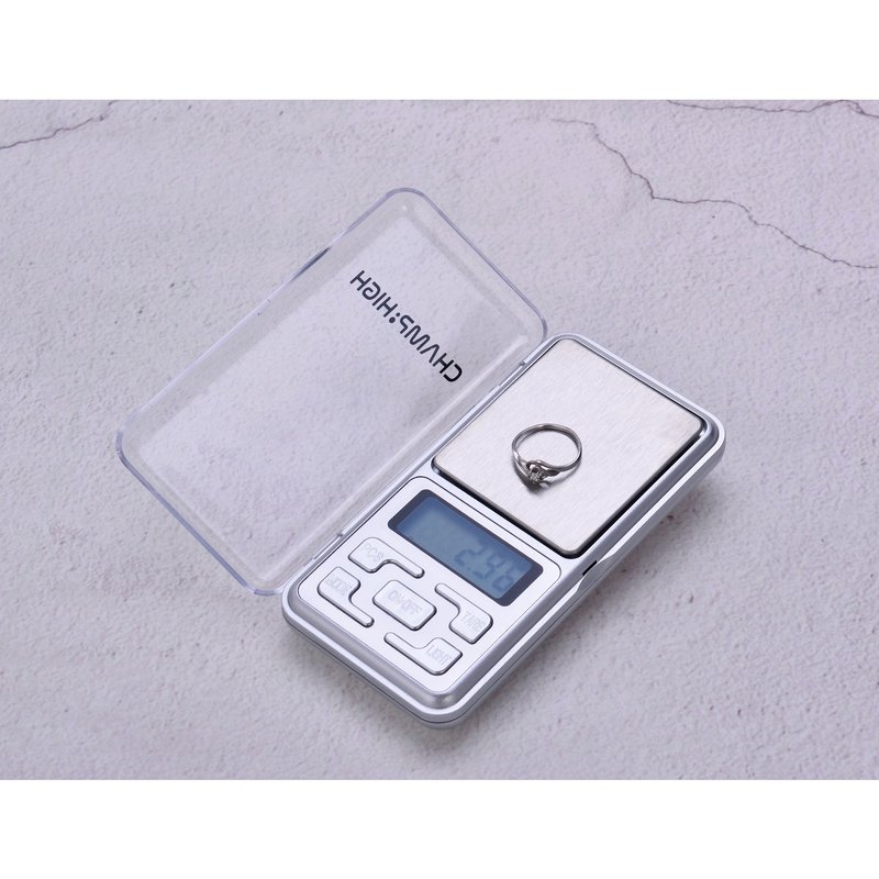 Bilancia tascabile elettronica - Fino a 200 g - Precisione di 0,01 g - Piccola bilancia per gioielli, tè, cucina, tabacco, ecc. - Con schermo LCD retroilluminato - Confezione regalo