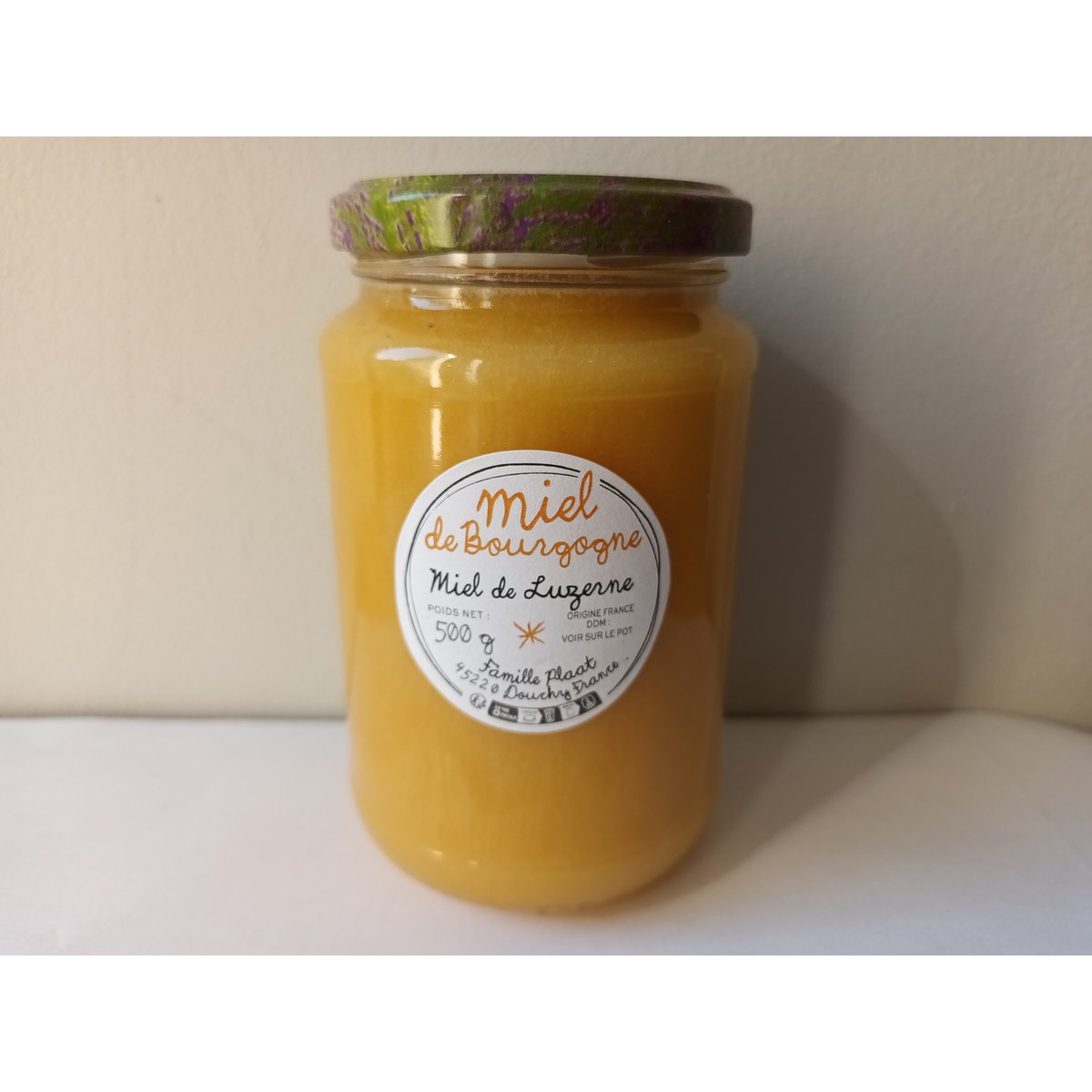 Creamy Burgundy Alfalfa Honey 500gr