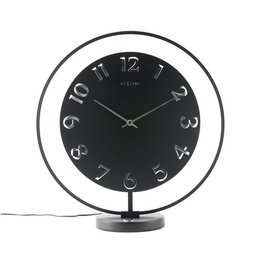Horloge de table - 40 x 40,5 cm - Métal - Unité lumineuse - 'Ting Table'