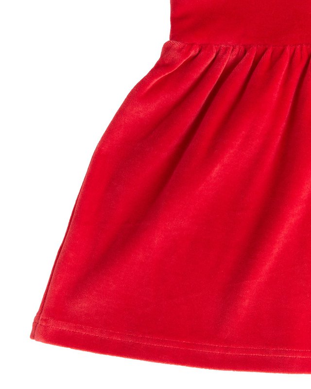 2625 ZR | Children sleek nickykleid - brick red