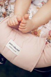 Nid d'enfant OLIVIER - 100% coton - rose