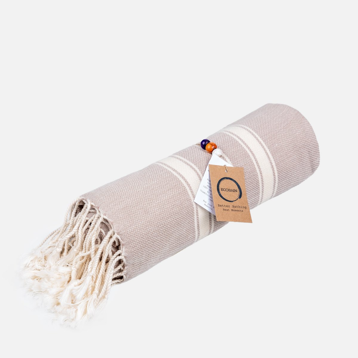Ecobain Towel "New Classic" | Dusty Pier (Taupe)