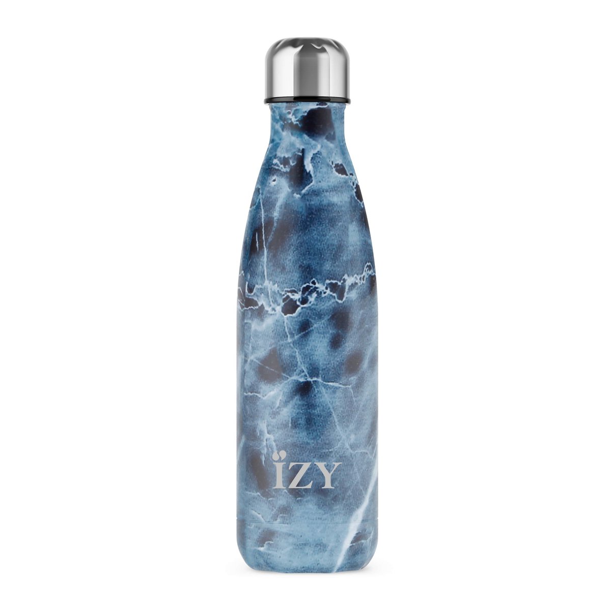 IZY - Bottiglia termica originale - Marmo - Blu - 500 ml