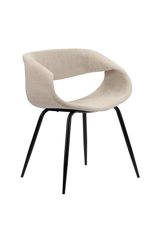 Whale Chair Beige (Set of 2)