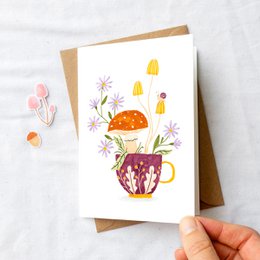 Greeting card | Cup of Autumn