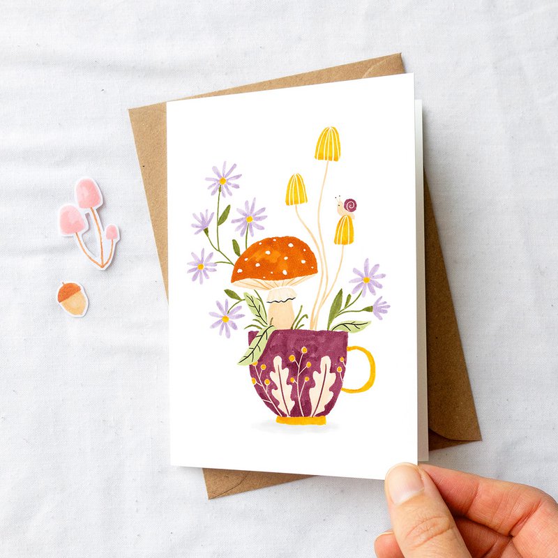 Greeting card | Cup of Autumn