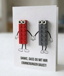 Carte postale Building Memories – Brique de construction LEGO