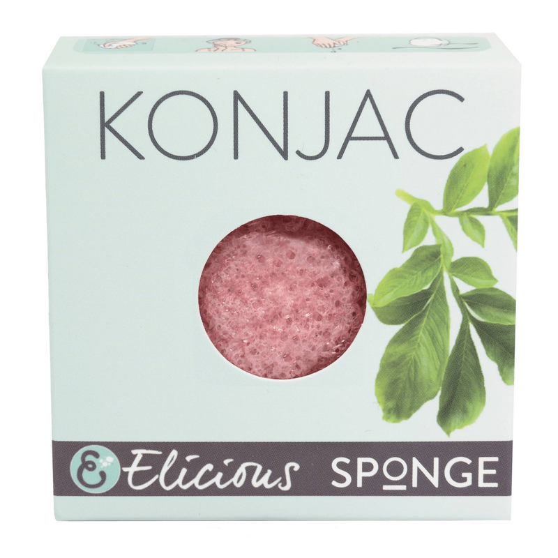 Konjac svamp til ansigtet Rose - Vitalisering