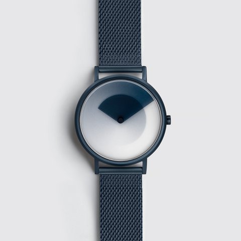 Gradiënt horloge marineblauw