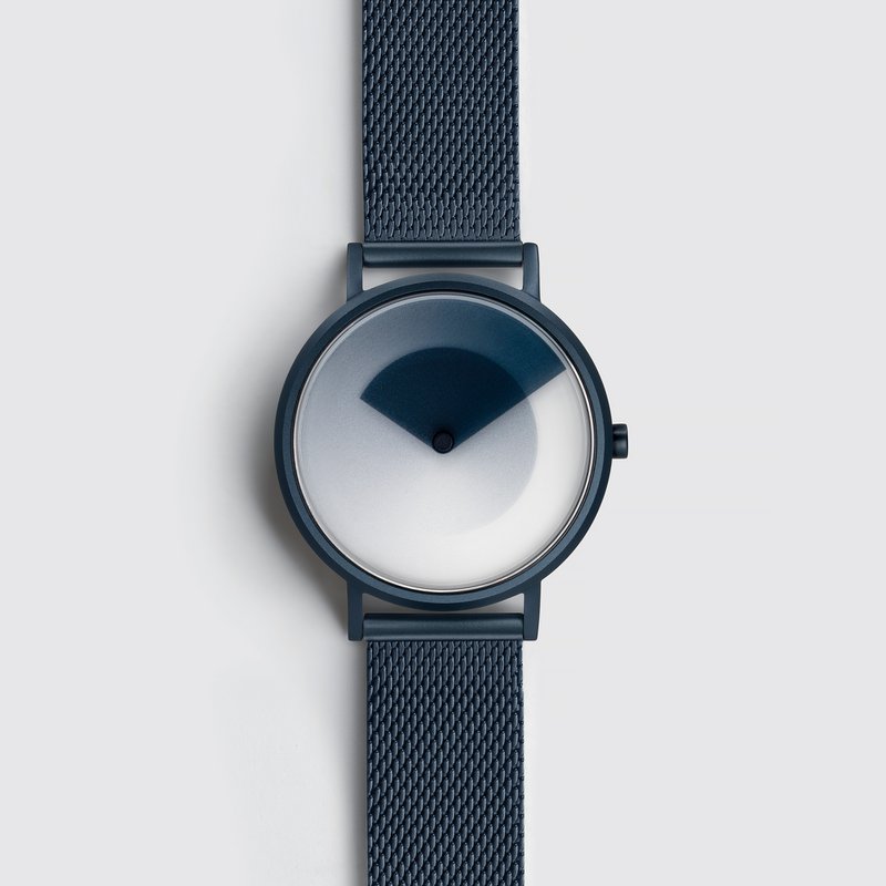 Orologio gradiente blu navy