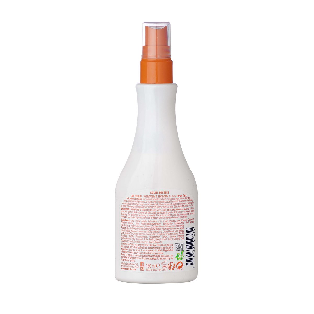 MILK SPRAY MONOI PERFUME SUN OF THE ISLANDS SPF 30