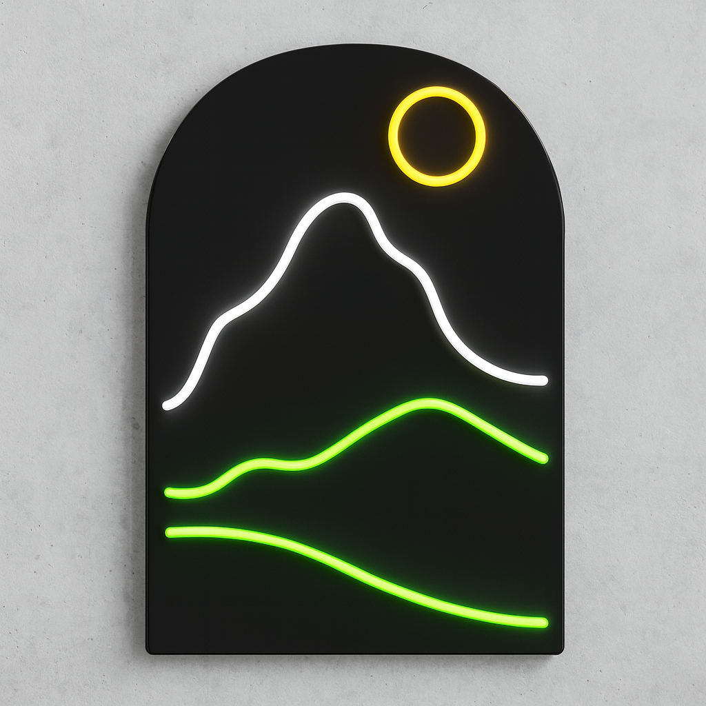 NEON LED MOUNTAINS