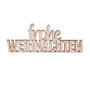 Holz-Aufst."frohe WEIHNACHTEN"3pb x2St