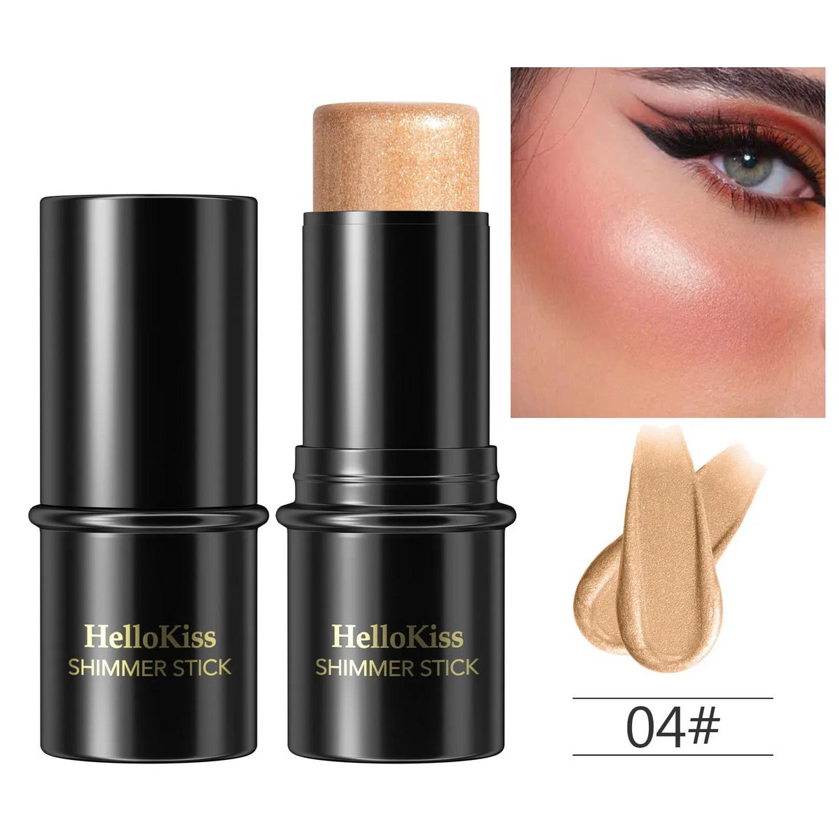 Mette in evidenza e bronzer stick viso illuminante fard rossetto correttore penna correttore a lunga durata ombretto del naso cosmetici snellenti