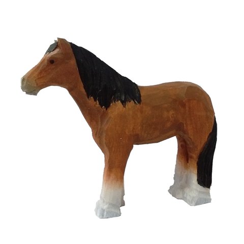 Wudimals® Wooden Shire Horse Animal Toy