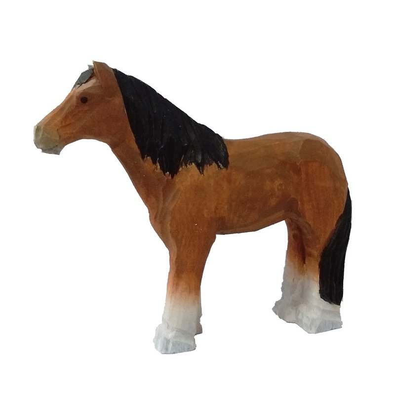 Wudimals® Shire Horse Tierspielzeug aus Holz
