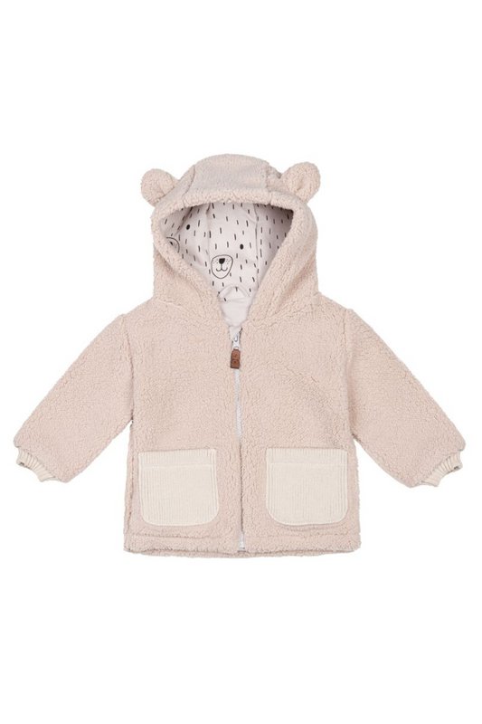 Kurtka dziecięca pluszowa LEO BEIGE