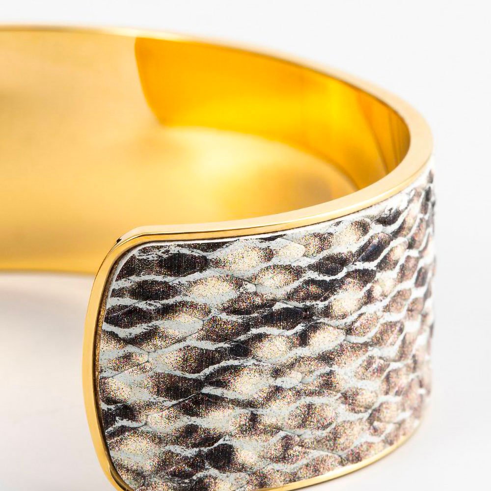 Emailarmband Email Snake Patroon Gouden afwerking