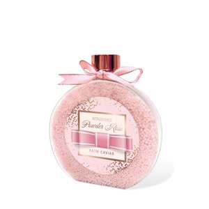 Caviar Bath Powder Rose in roze geschenkfles