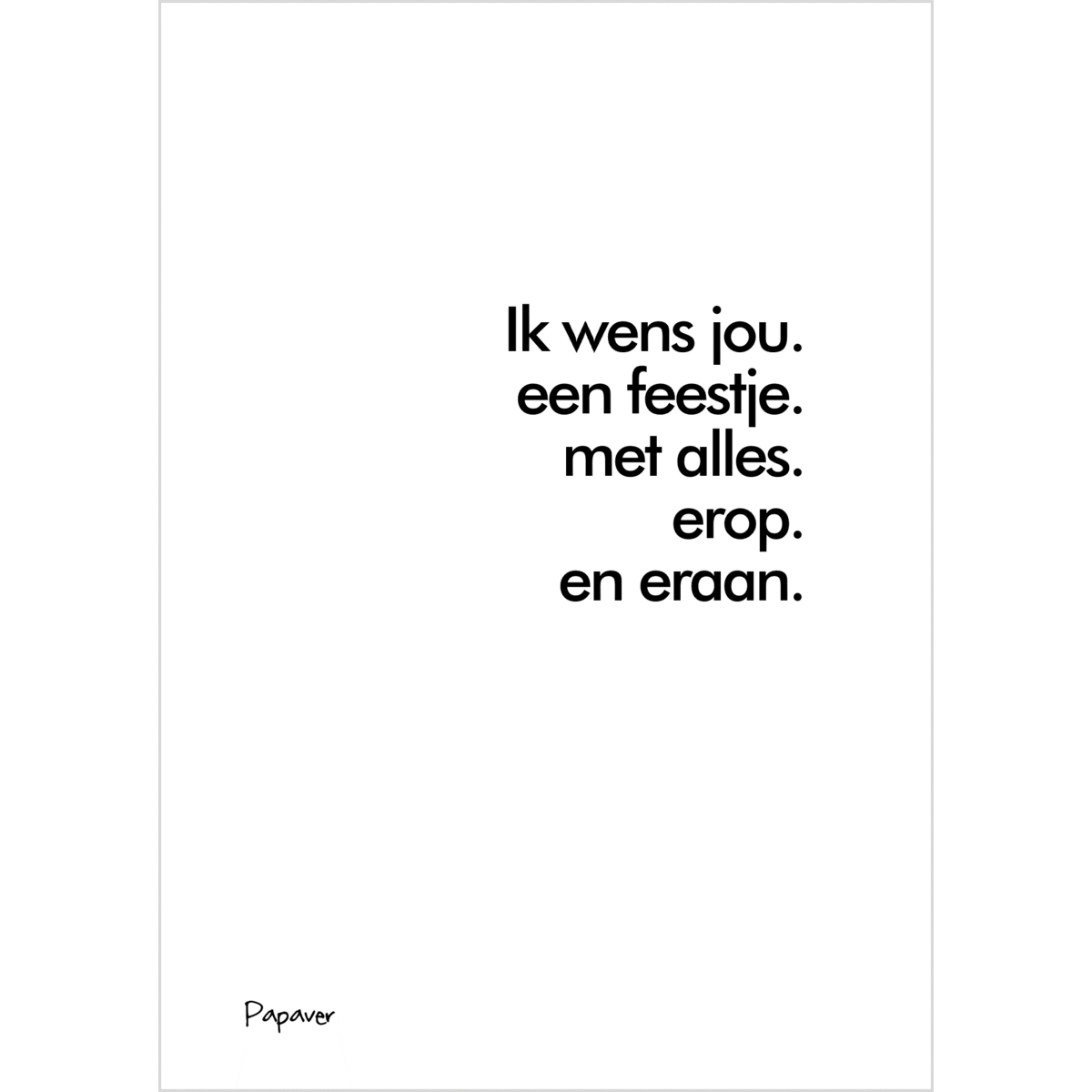 Feestje
