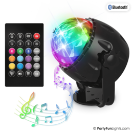 Disco lamp - Party Speaker - with remote control - LED - Bluetooth - USB