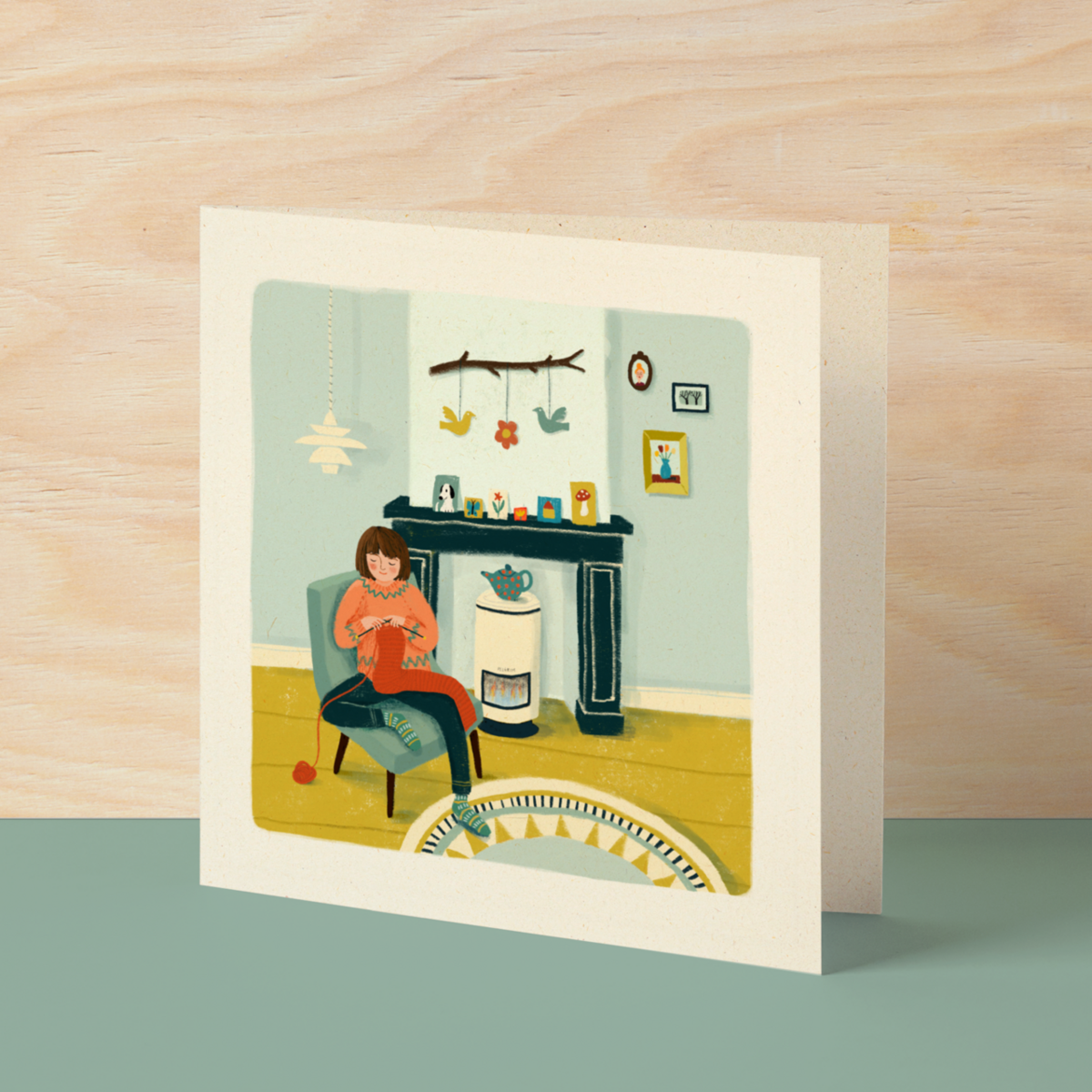 Greeting card | Knitting