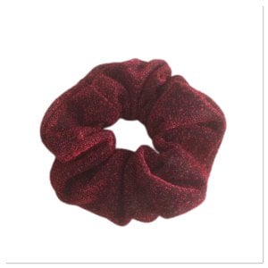 Scrunchie glitter red
