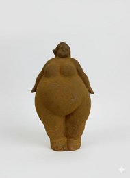 Støbejern stående kvinde, 16x11x24cm, 3kg