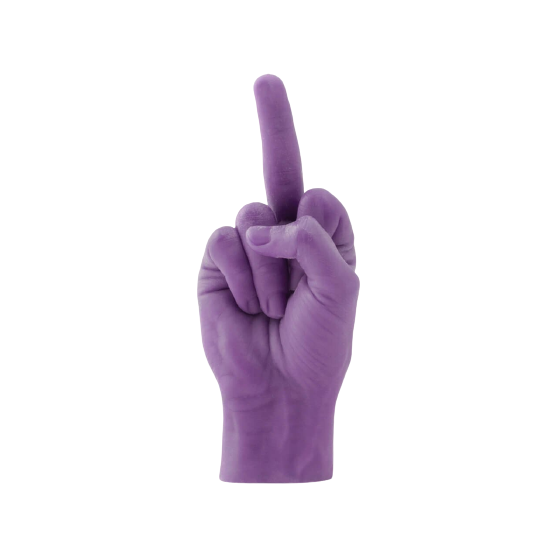 F * ck you Candle Purple