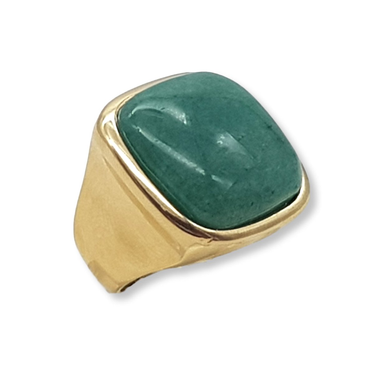 Vierkante Gem Ring