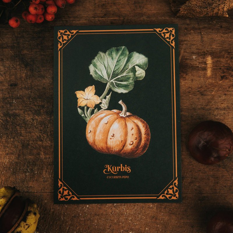 POSTCARD PUMPKIN