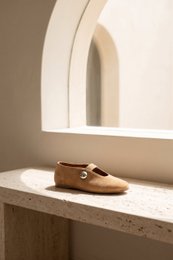 CAMILA COGNAC – Bailarinas con punta redonda